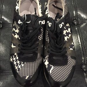 Alexander McQueen black and white sneakers